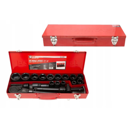Klucze nasadowe udarowe 3/4'' 21el