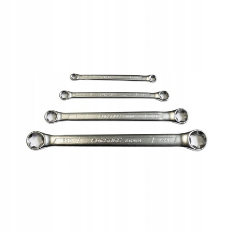 Klucze oczkowe torx 4szt zestaw kluczy e6-e24 crv