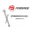 Klucze oczkowe torx 4szt zestaw kluczy e6-e24 crv
