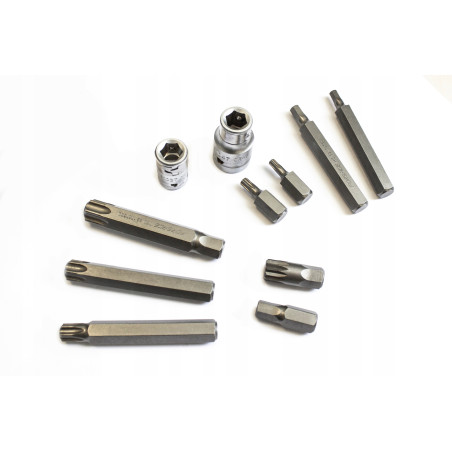 Zestaw bitów imbus spline bity torx 42 el.
