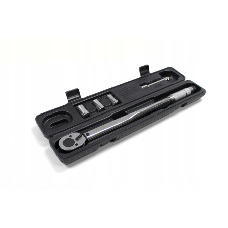 Klucz dynamometryczny 1/2" 40-210nm +nasadki