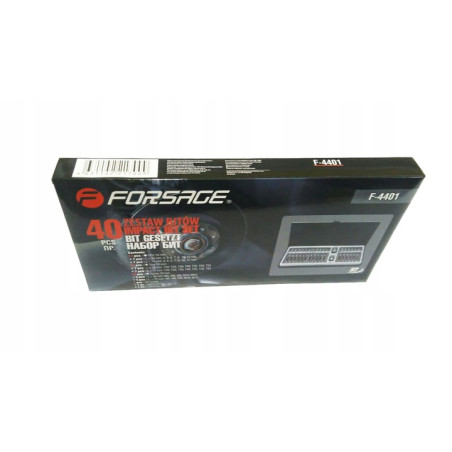 Zestaw bitów imbus spline bity torx 40 el.