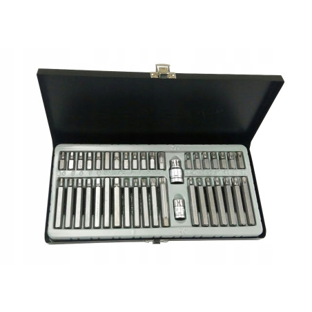 Zestaw bitów imbus spline bity torx 40 el.