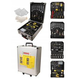 Wmc zestaw narzędzi kluczy 1050 el walizka