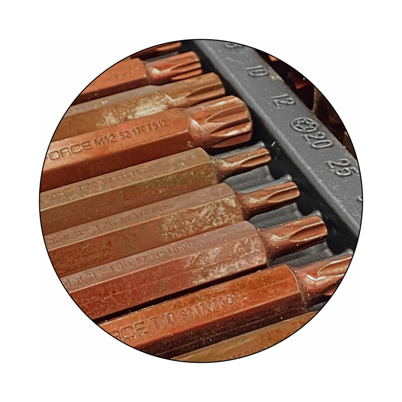 Zestaw bitów kluczy imbus spline torx 40 el