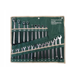 Klucze płasko- oczkowe ,gięte zestaw kluczy 24szt