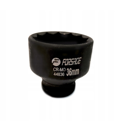 Nasadka udarowa 1/2" 36 mm forsage 12-kąt