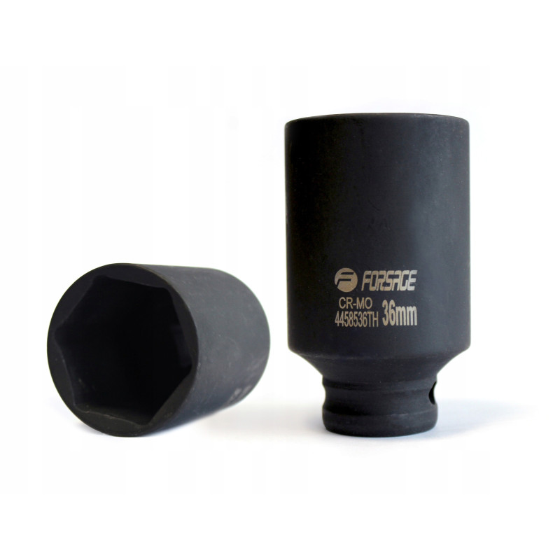 Nasadka udarowa głęboka 1/2" 36 mm forsage
