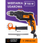 Zestaw narzędzi wiertarka bity 59 el. walizka
