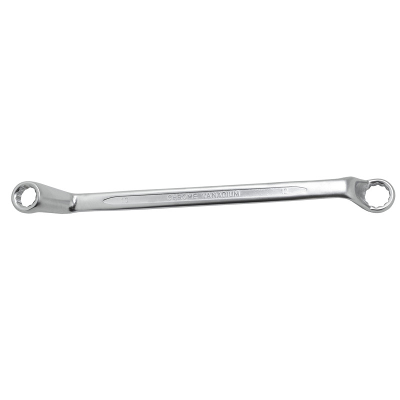 Klucz oczkowy odgięty 10x12 mm 75° crv