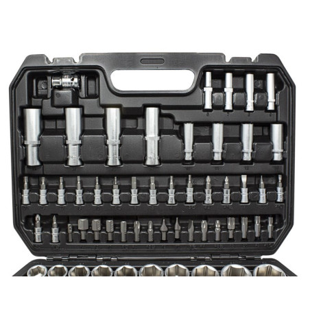Zestaw narzędzi nasadki bity 1/2'' 1/4'' 94 el.