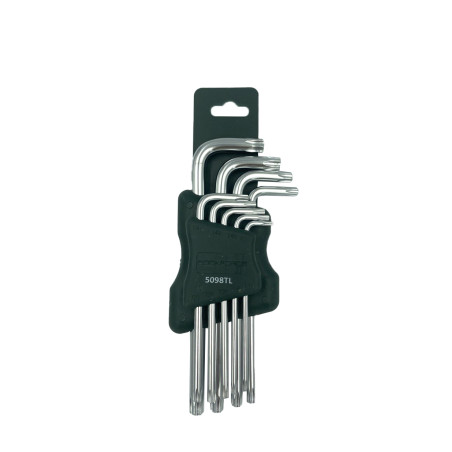 Klucze torx z otworem  długie t10-t50 9szt