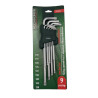 Klucze torx extra długi t10-t50 9szt
