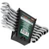 ROCKFORCE Zestaw kluczy płasko - oczkowych 7 ELEMENTÓW 8-19mm