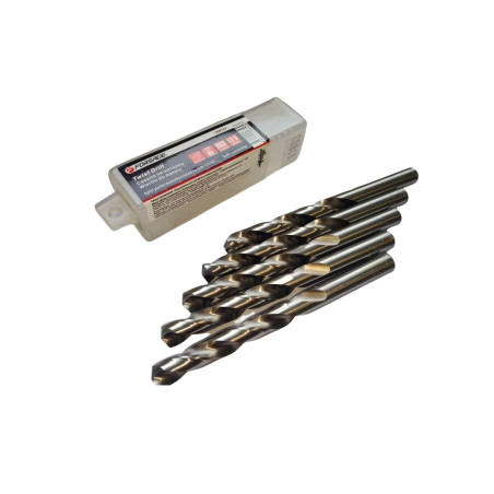 Zestaw wierteł 10 szt. wiertła do metalu 6 mm hss
