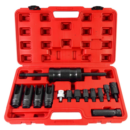 Ściągacz bezwładnościowy do wtryskiwaczy wtrysków