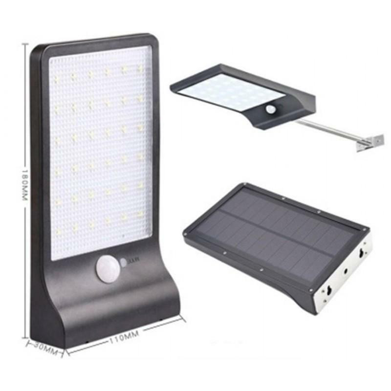 Lampa solarna led (5.5v,2.5w,18650li)3,7v ,2000mah ,36smd led,6500k)