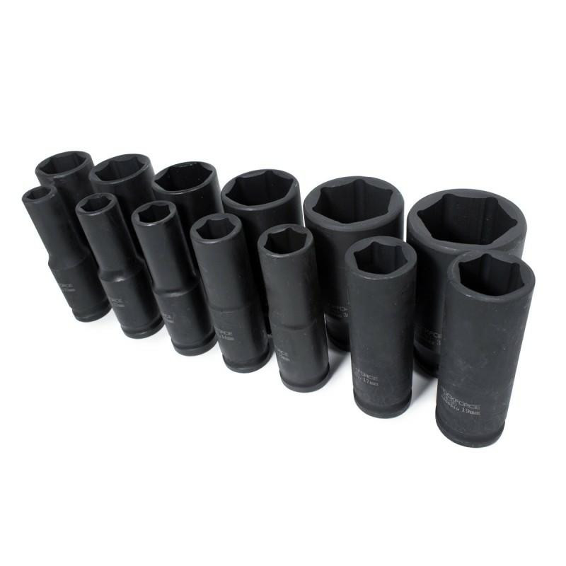 Zestaw nasadek udarowych długich 1/2" 10-32mm nasadki udarowe Rockforce