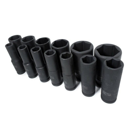 Zestaw nasadek udarowych długich 1/2" 10-32mm nasadki udarowe Rockforce
