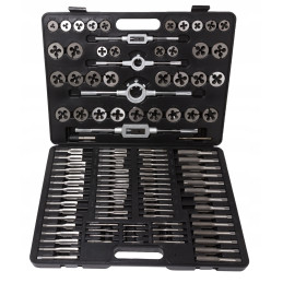 Zestaw gwintowników i narzynek 110 el walizka