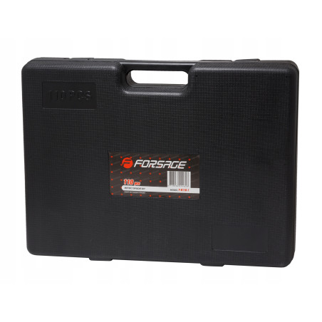 Zestaw gwintowników i narzynek 110 el walizka