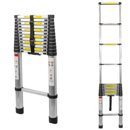 Drabina aluminium teleskopowa x16 5m 150kg