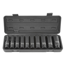 Zestaw nasadek udarowych długich 1/2" 10-24mm