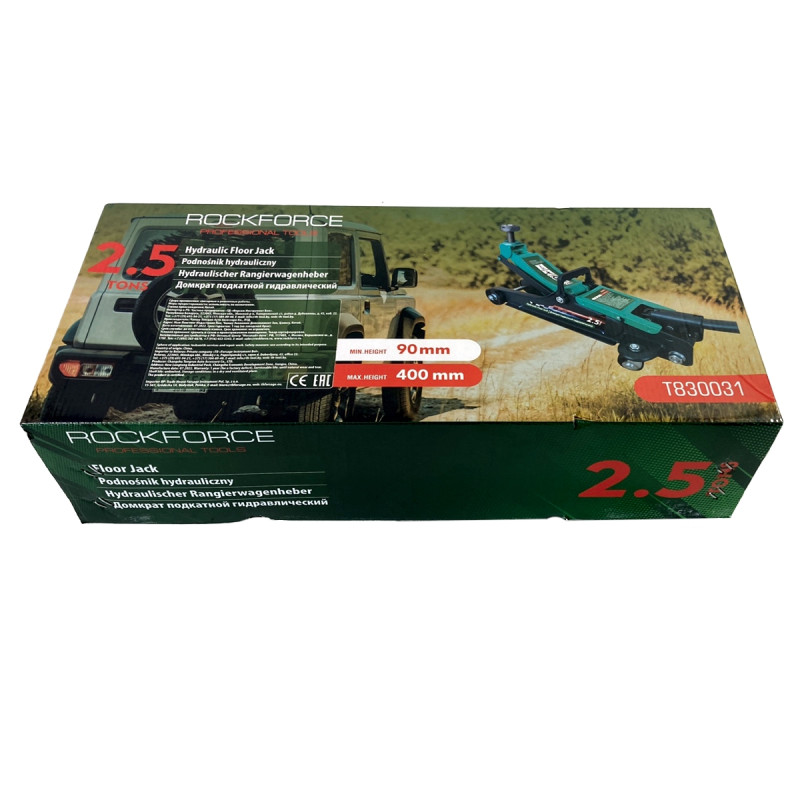 Podnośnik hydrauliczny 2,5t żaba lewarek guma