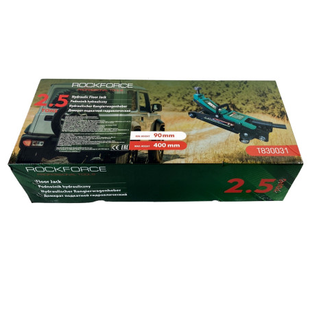 Podnośnik hydrauliczny 2,5t żaba lewarek guma