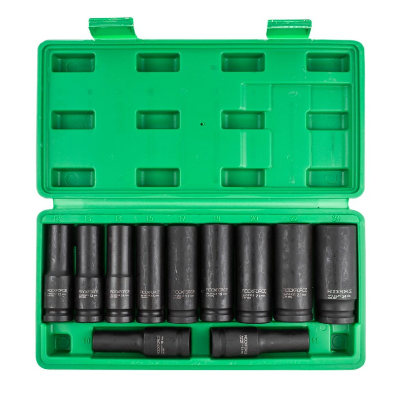 Zestaw nasadek udarowych 1/2" 10-24mm 6-kątne