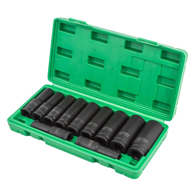 Zestaw nasadek udarowych 1/2" 10-24mm 6-kątne