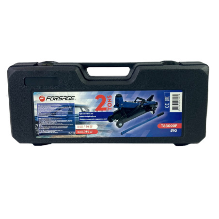 Podnośnik hydrauliczny lewarek 2T żaba walizka + guma