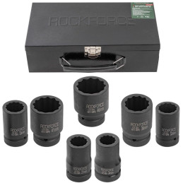 Zestaw nasadek udarowych 1" 24-46mm 12-kątne