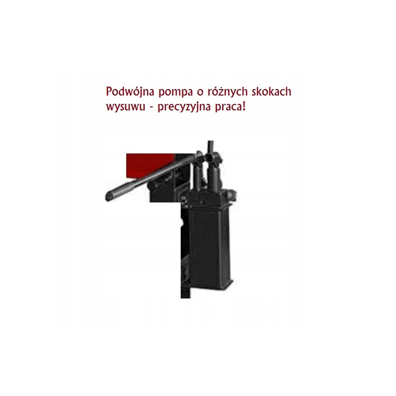 Prasa hydrauliczna warsztatowa 20t+pryzmy pompa