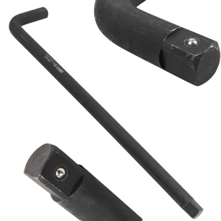 Pokrętło typu L udarowe dwustronne 650mm 1"