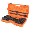 Zestaw nasadek udarowych 3/4" 12-kątne 17-65mm 26el walizka