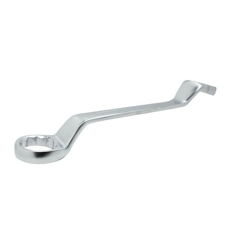 Klucz oczkowy odgięty 41x46 mm 45° CrV