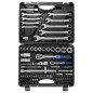 Zestaw klucze nasadki bity 1/2'' 1/4'' 82 el walizka
