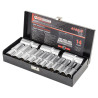 Zestaw nasadek głębokich 1/2" 11-30mm 6-kątnych 14el walizka