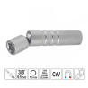 Nasadka 3/8 14mm do świec magnet przegubowa 12-kąt