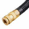 Wąż gumowy pneumatyczny zbrojony 8mm x15mm 15m z szybkozłączkami