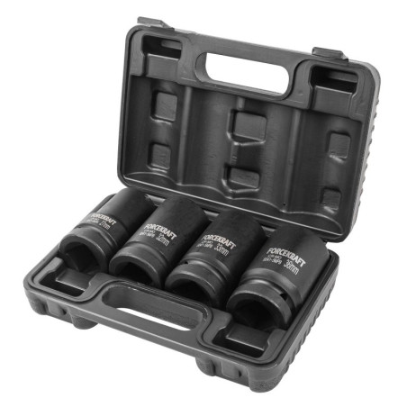 Zestaw nasadek udarowych 1" 27-36mm 6-kątne walizka