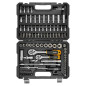 Zestaw narzędzi 1/4" i 3/8" 6-kątnych 4-22mm 94el walizka