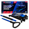 Podnośnik samochodowy hydrauliczny niskoprofilowy 3T 75-505 mm Żaba Forsage