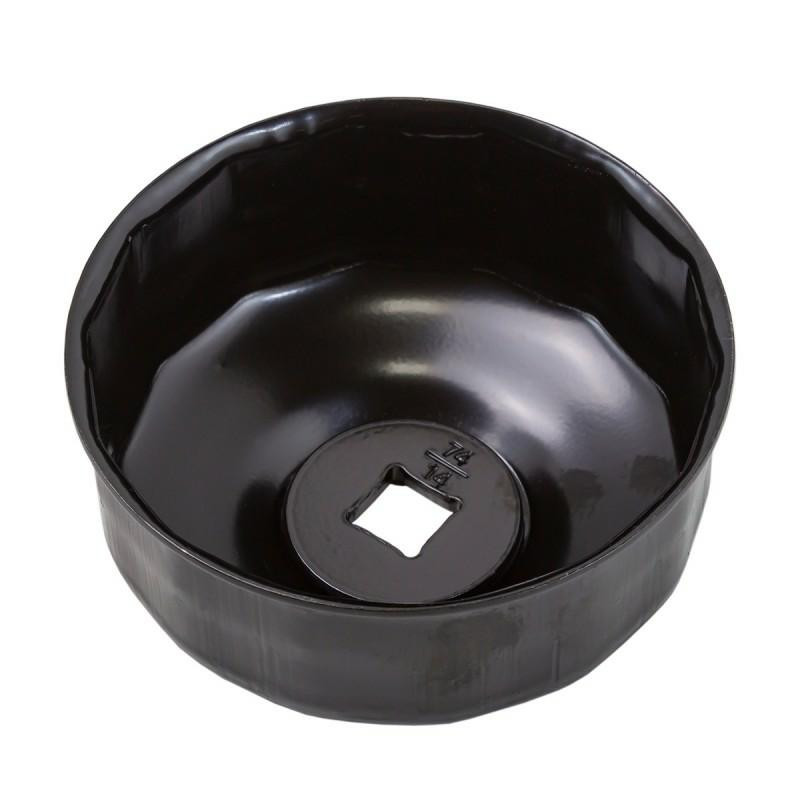 Nasadka do filtra oleju 1/2" 74mm 14-kątna Mercedes BMW VW Fiat