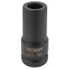 Nasadka udarowa głęboka 3/4" 19mm 12-kątna