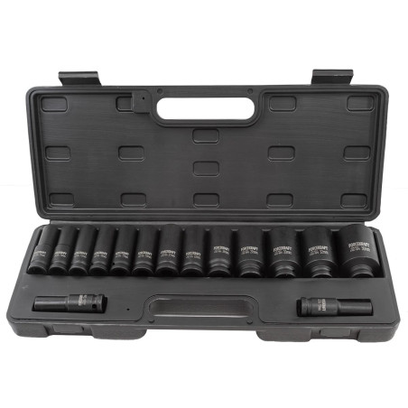 Zestaw nasadek udarowych długich 1/2" 10-36mm
