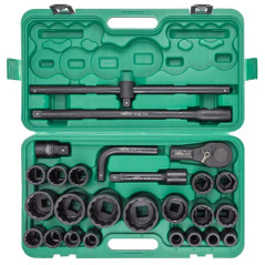 Zestaw nasadek udarowych 3/4" 12-kątne 17-65mm 26el walizka