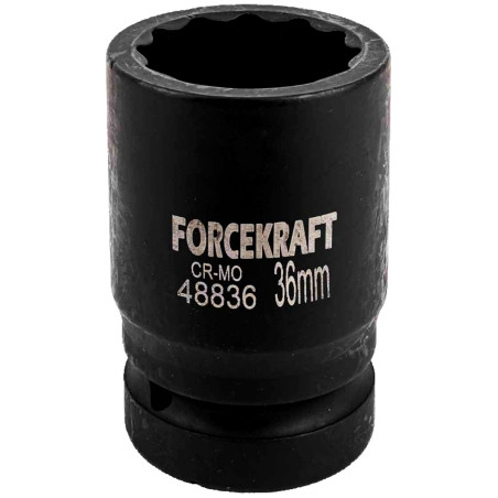 FORCEKRAFT NASADKA udarowa 1" 36MM 12-kątna