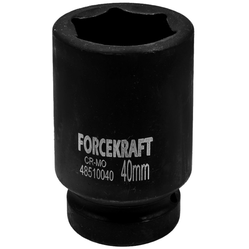 FORCEKRAFT Nasadka Udarowa GŁĘBOKA 1" 40mm 6-kątna